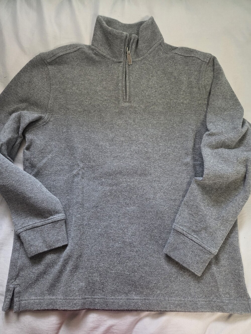 CLUB ROOM Quarter Zip Shirt, Size: M